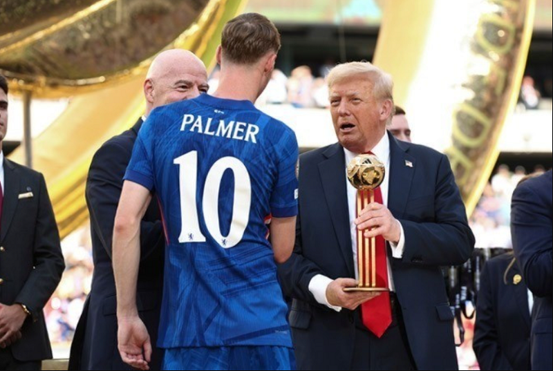 Cole Palmer: ‘Tôi hơi sững sờ khi đứng cạnh tổng thống Mỹ’